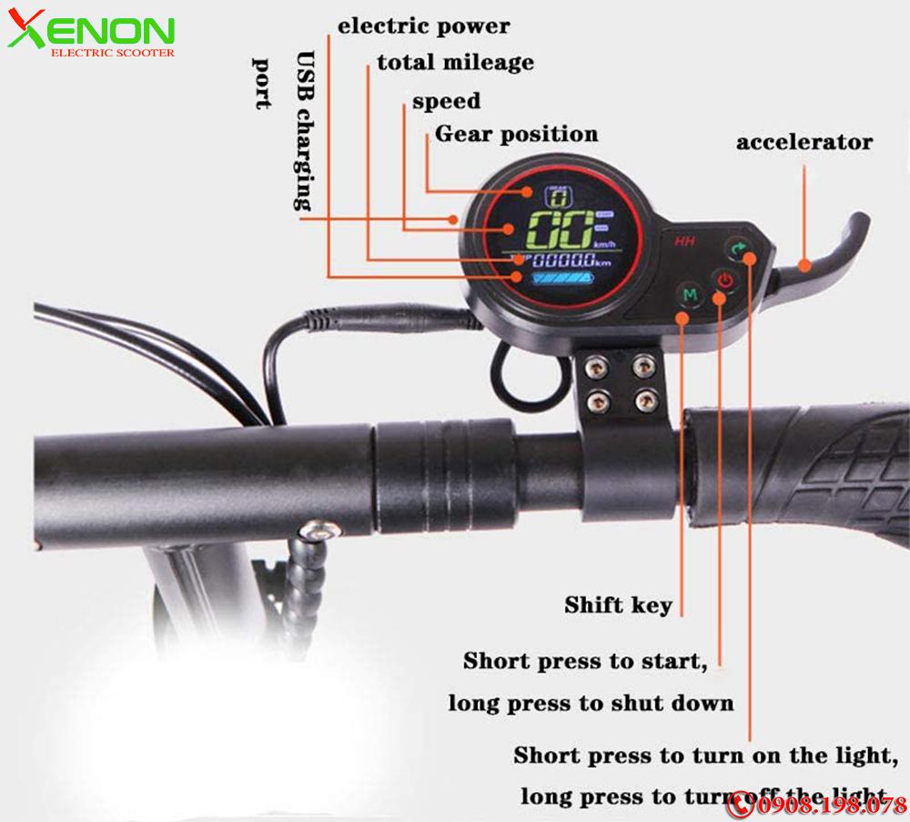 Xe  xe đạp điện 3 bánh Xenon X10  chất lượng cao,  chính quy