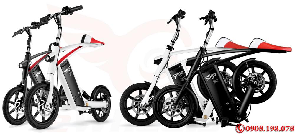 Xe  xe đạp điện  căn hộ, Stigo B1, 250W 2021, Xe Điện Sinh Viên
