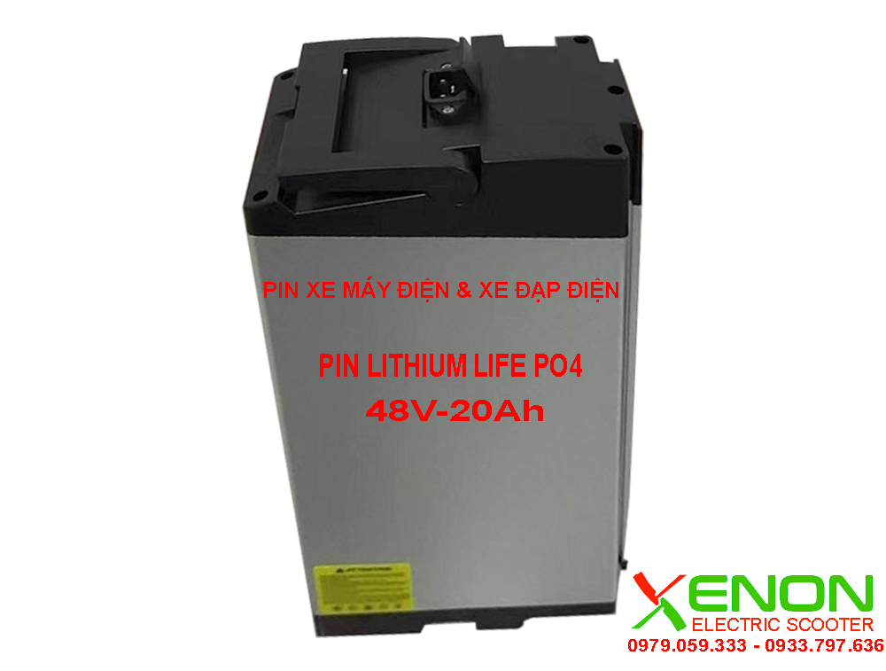 Pin Lithium xe điện 48V 20Ah chuyên cho xe điện cao cấp hiệu Xenon