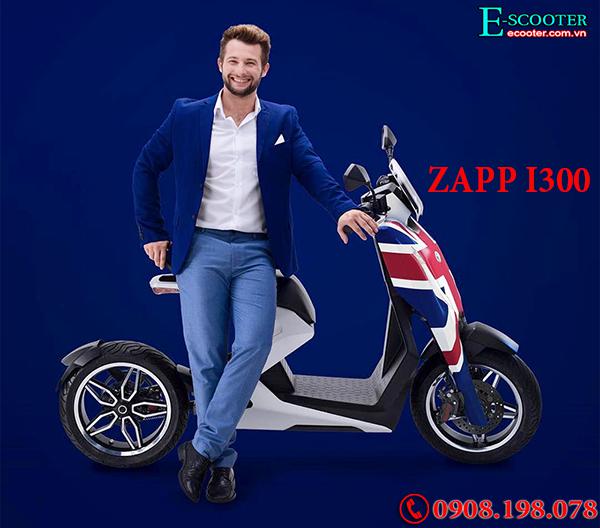 Siêu xe tay ga điện Zapp I300, thiết kế siêu tưởng, Scooter nhanh nhất của Anh Quốc