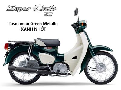 Honda Super Cub 50 nhập khẩu Nhật Bản màu xanh nhớt