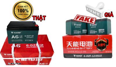 Ngao ngán với ắc quy giả hàng hiệu Thiên Năng Tianneng 12V12Ah, làm sao phân biệt được?