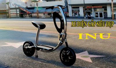 Xe điện gấp tự động siêu độc INU 500W, tự động, thông minh sang chảnh, Dân giàu ưa chuộng