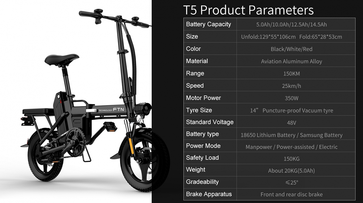 Xe đạp điện gấp Coswheel T5 cao cấp giá rẻ